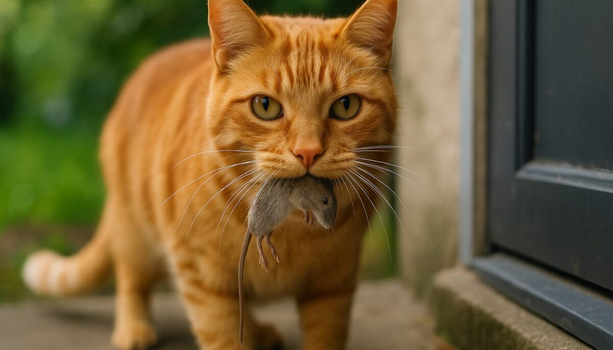 猫がおみやげでドヤ顔！野良猫がネズミを持ってくる理由とやめさせる方法